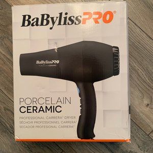 NEW BABYLISSPRO PORCELAIN CERAMIC PROFESSIONAL CARRERA2 1900W HAIR BLOW DRYER